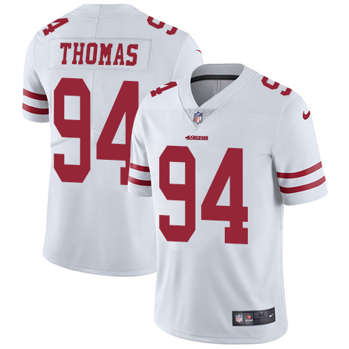 San Francisco 49ers Limited White Men Solomon Thomas Road NFL Jersey 94 Vapor Untouchable